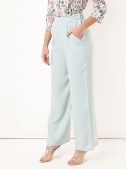 Marks & Spencer - Pure Viscose Plain Loose Fit Trouser