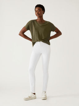 Marks & Spencer - White Lily Slim Fit Jeans With Stretch