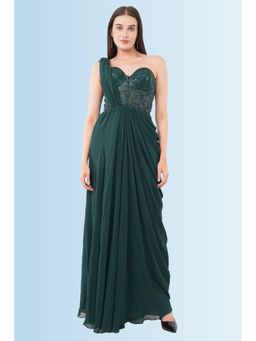 Anjali Kanwar - Green Embellished/Sequined Lyla Gown