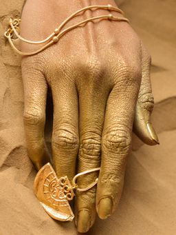 Kassa - Women's Gold Statement Necklace