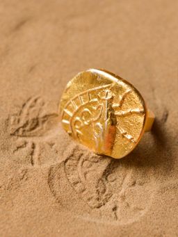 Kassa - Women's Gold Adjustable Statement Ring