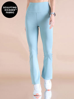 Kica - High-Waist Flare Pants in KICASKN™ Sculpting Stretch Fabric with Pockets
