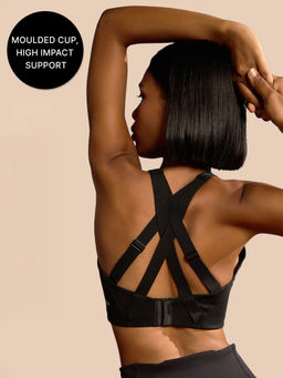 Kica - Luxe Limitless High-Impact Sports Bra Full Coverage with Molded Cups Adjustable Straps