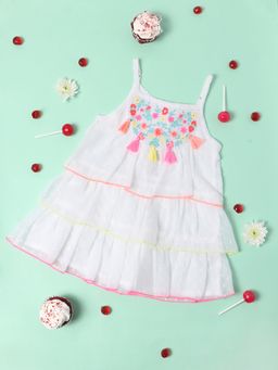 Nautinati - Girls White Dress