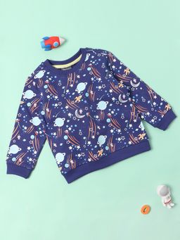 Nautinati - Boys Printed Pure Cotton Sweatshirt