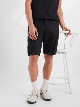 Jockey - MZ08 Men Super Combed Cotton Woven Straight Fit Cargo Shorts - Black