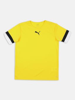 Puma - TeamRISE Unisex Kids Yellow T-Shirt