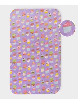 Mi Arcus - Pink Printed Water-Resistant Mattress Protector with TPU Lamination, 0-24 M