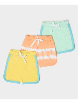Mi Arcus - Kids Tie & Dyed Shorts (Pack of 3)