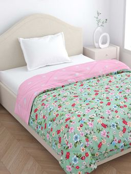 Home Ecstasy - 100% Microfiber Quilt For Single Bed
