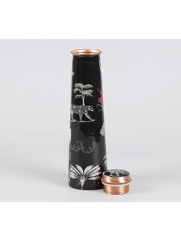 India Circus by Krsnaa Mehta - Animalia Creations Tapered Copper Bottle