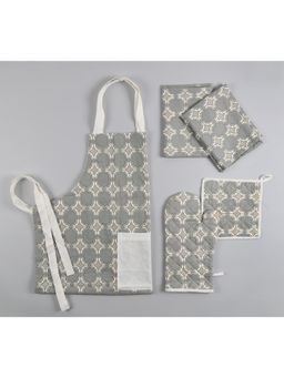 India Circus by Krsnaa Mehta - Dawn Lattice Kitchen Linen Set