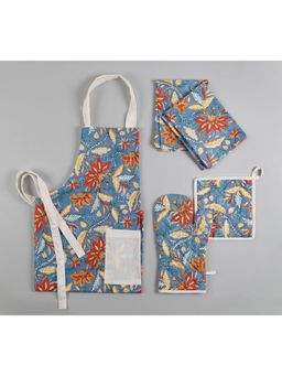 India Circus by Krsnaa Mehta - Soft Plume Kitchen Linen Set