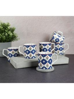 India Circus by Krsnaa Mehta - Blue Lattice Treasures Mug Pack of 6