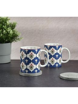 India Circus by Krsnaa Mehta - Blue Lattice Treasures Mug Set of 2