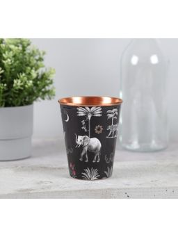 India Circus by Krsnaa Mehta - Animalia Creations Copper Tumbler Big