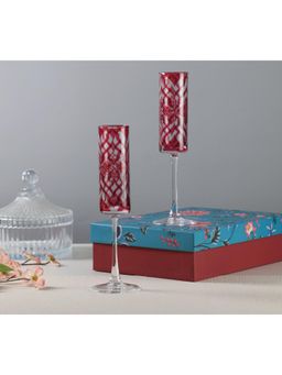 India Circus by Krsnaa Mehta - The Morning Glory Champagne Glass Pack of 2
