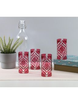 India Circus by Krsnaa Mehta - The Morning Glory Glass Tumbler Pack of 4