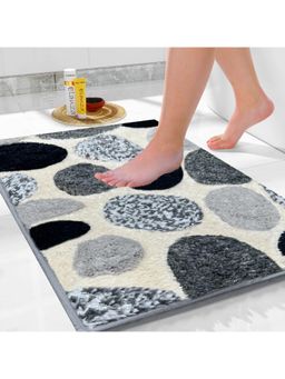 ELANZA - STONIS Non Slip Bath Mat, Grey (40 x 60 cm)