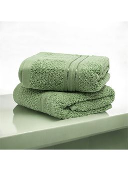 LANE LINEN - 100% Cotton Hand Towels (Pack Of 2) - Olive