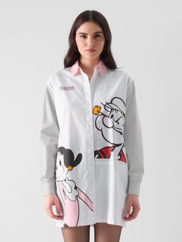 The Souled Store - Official Popeye: Olive and Popeye Shirt Dresses for Womens