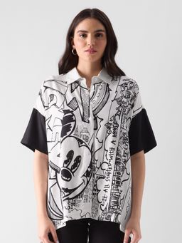 The Souled Store - Official Disney: Mickey Mouse Summer Shirts for Womens