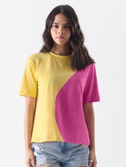 The Souled Store - TSS Originals: Rosebloom Relaxed Fit T-Shirts for Womens