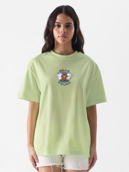 The Souled Store - Official we Bare Bears: Squad Oversized T-Shirts for Womens