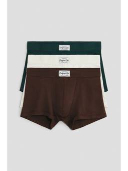 H&M - Boys Multi-Color 3-Pack Cotton Trunks
