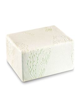 The White Willow - Memory Foam Small Cube Pillow Green