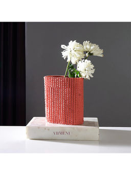 The Artment - Resin Riot Of Colour Vase, Salmon Pink Color