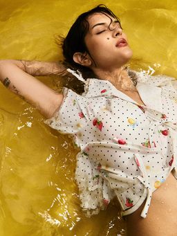 Pomelo - Print Button Shirt - Multi