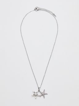 Pomelo - Starfish Charm Necklace - Metallic