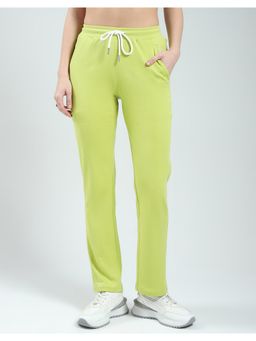 Rock.it - Women Solid Regular Fit Pant-Green