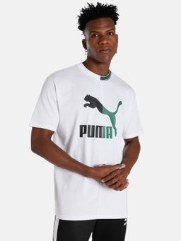Puma - Classics Archive Remaster Mens White T-shirt