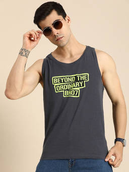 Being Human - Mens Charcoal Regular Fit T-Shirt