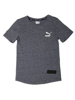 Puma - Grey VK Graphic Tee B Peacoat Heather
