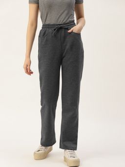 BRINNS - Women Fleece Charcoal Joggers