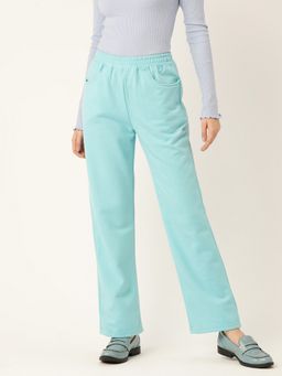 BRINNS - Women Fleece Turquoise Joggers