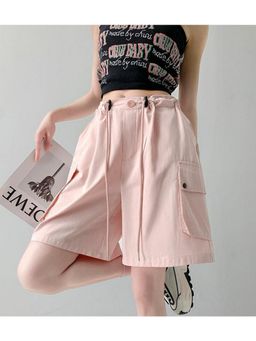 Outzidr - Relaxed Fit Drawstring Cargo Shorts