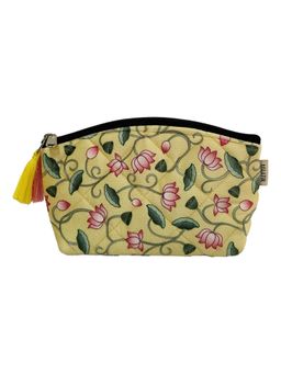 Maatir - Velvet Sunglasses Pouch Pop Colours Pichwai Lotus Design Travel Pouch