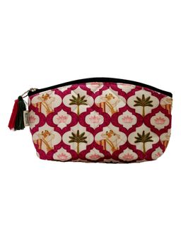 Maatir - Velvet Sunglasses Pouch Pop Colours Pichwai Cow Design Travel Pouch