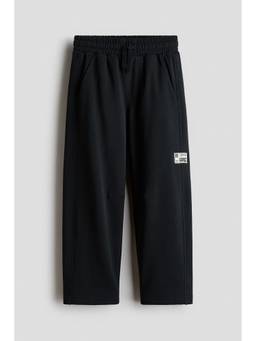 H&M - Boys Black Barrel-Leg Trackpant