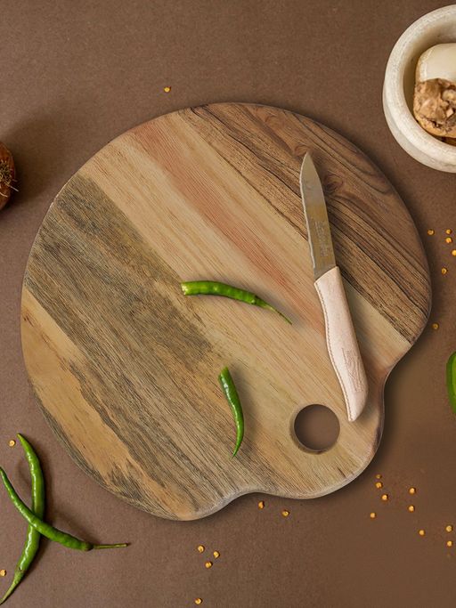 Metalsmith Reverse Cutting Board with Handle