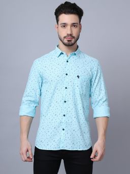 Cantabil - Men Blue Shirt