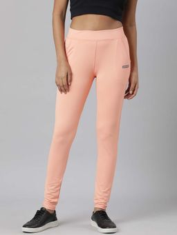 SHOWOFF - Peach Solid Leggings