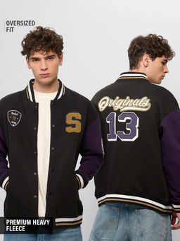 The Souled Store - Men Originals Printed Varsity Jacket