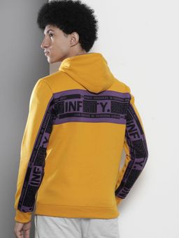 The Indian Garage Co - Men Regular Fit Printed Hooded Full Sleeves Sweatshirt