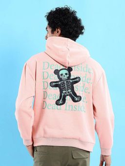 The Indian Garage Co - Men Relaxed Fit Printed Hooded Full Sleeves Sweatshirt