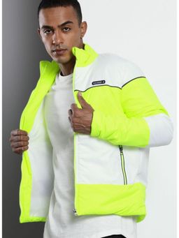 The Indian Garage Co - Men Slim Fit Colorblock High Neck Full Sleeves Jacket